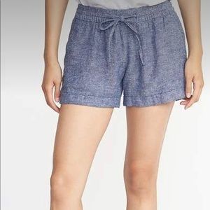 💙Old Navy Chambray Linen Drawstring Shorts XS